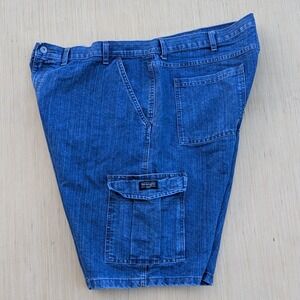 Wrangler Cargo‎ Blue Denim Jorts Shorts Men's 44